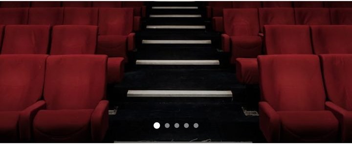 Cinema seating before a screening